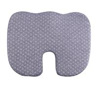 Galileo Cuscino memory foam per seduta, 44x34x7 cm, grigio, LeFlaf