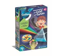 Galileo Lab Sperimenta con luce e colori - Set scienza per bambini - Scatola per esperimenti per bambini dai 5 anni di Clementoni 59380