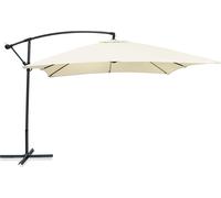 Galileo Ombrellone da Giardino Decentrato 3x3 mt in Acciaio/Poliestere colore Ecrù - Kios Esté
