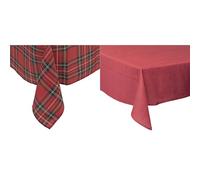 GALILEO Set 12 Tovagliette double face antimacchia, Santa's House