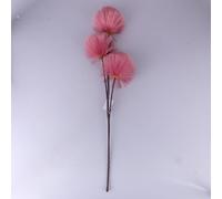 GALILEO Set 6 Ramo Decorativo Artificiale con soffioni in Poliestere e plastica PE h. 80 cm, Rosa Antico, Sibilla