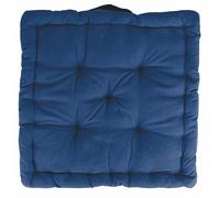 GALILEO SpA Set 4 Cuscino materasso per sedia 40x40x8 cm, blu, Sibilla