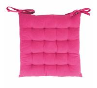 GALILEO SpA Set 5 Cuscino sedia con lacci 40x40 cm, fucsia, Sibilla