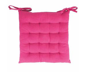 GALILEO SpA Set 5 Cuscino sedia con lacci 40x40 cm, fucsia, Sibilla