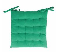 GALILEO SpA Set 5 Cuscino sedia con lacci 40x40 cm, verde amazzonia, Sibilla