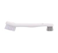 GALILEO Spazzola Doppia per Pulizia in Plastica, Bianco, 21x3,5x2,5 cm, Multiuso, con Foro per Appendere