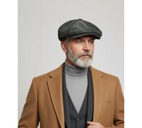 Galise coppola derby 8 spicchi in velluto, verde DERBY.VEVE