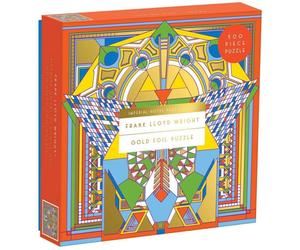 galison Frank Lloyd Wright Hotel Imperal Metallic Puzzle 500 parti 1 S