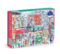 Galison Michael Storrings Christmas In Greenwich Village 1000 Piece Pu Toy NUOVO