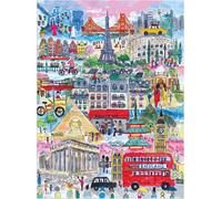 Galison - Puzzle Città in tutto il mondo - 1000 Pezzi