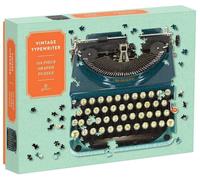 Galison - Puzzle Forma di macchina da scrivere vintage - 750 Pezzi