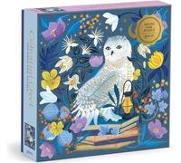 Galison - Puzzle Gufo Celeste in metallo - 500 Pezzi