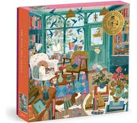 Galison - Puzzle Metallo: pomeriggio in libreria - 500 Pezzi