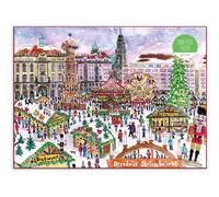 Galison - Puzzle Michael Storrings: Mercatino di Natale - 1000 Pezzi