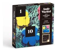 galison Puzzle scorrevole in legno Andy Warhol: Flowers 2in1 (16 pezzi