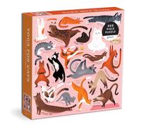 Galison - Puzzle Yoga per gatti - 500 Pezzi