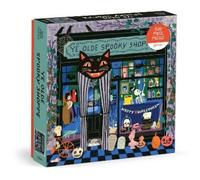 Galison Ye Olde Spooky Shoppe 500 Piece Puzzle Book NUOVO