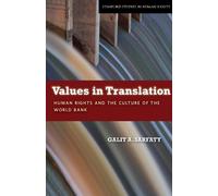Galit Sarfaty Values in Translation (Tascabile) Stanford Studies in Human Rights