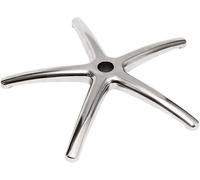 GALIZIA PRIME Base in ALLUMINIO Spazzolato con Ruote per Sedia Da Ufficio di Alta Qualità