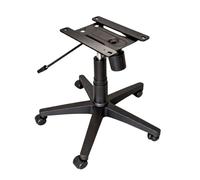 GALIZIA PRIME - Base Sedia Ufficio Kit Completo, Ricambio Sedia Ufficio Comprende la Base, il Pistone, Piastra Completa, Ruote Nere, Specifiche nelle Immagini (Nero, 150x255cm)