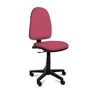 GALIZIA PRIME SEDIA DA UFFICIO PER SCRIVANIA ERGONOMICA, ELEVAZIONE A GAS, CONTATTO PERMANENTE, GIA' MONTATI, BASE CON RUOTE, PRODOTTO IN ITALIA, CERTIFICATA (ROSA)