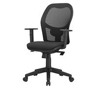 GALIZIA PRJME POLTRONA ERGONOMICA CON SCHIENALE IN RETE PORTANTE, APPOGGIO LOMBARE REGOLABILE, MECCANISMO SYNCRO E BRACCIOLI REGOLABILI, (SEDILE TESSUTO NERO, SCHIENALE RETE GRIGIO)