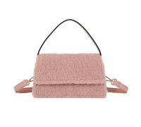 Gallantry, Borsa a mano da donna in peluche Rosino-Fluffy con chiusura magnetica