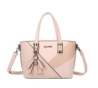 Gallantry, Borsa da Donna Decorata con Fiocco a Motivo Geometrico, Rosa
