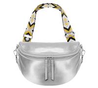 Gallantry, Marsupio con tracolla stampa geometrica, Argento