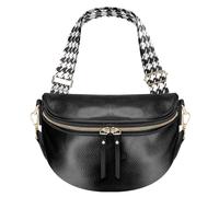 Gallantry, Marsupio con tracolla stampa geometrica, Nero