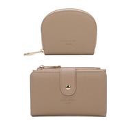 Gallantry, Set regalo portafogli e portacarte da donna, Beige