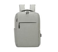 Gallantry, Zaino Tito per computer portatile porta USB integrata, Grigio