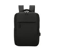 Gallantry, Zaino Tito per computer portatile porta USB integrata, Nero