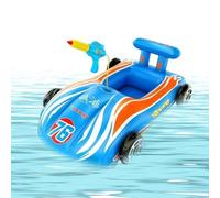 Galleggiante Auto per Bambini | Gonfiabile per Piscina da Nuoto,per Giochi d'Acqua | per Feste, Giardino, Campeggio, Compleanno, Lago