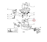GALLEGGIANTE CARBURATORE FIAT PANDA - TIPO - UNO ORIGINALE 9940236