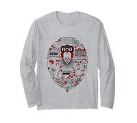 Galleggiante Creepy Clown Horror Balloon Art Maglia a Manica