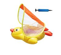 Galleggiante da nuoto per bambini - Design a baldacchino, sedile di sicurezza con camera di coda anti ribaltamento con supporto antiscivolo per cavallo, anello sicuro per piscina, acquatico