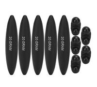 Galleggiante da pesca 5 pezzi Galleggianti per pesce gatto e campana 20g/30g Galleggiante in linea EVA Galleggiante per pesca(20g) Ricambio