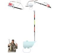 Galleggiante da pesca notturna ad alta sensibilità, allarme per canne, portatile, intelligente, elettronico, a LED, luminoso, con gancio di allarme, indicatore di morso per canna da pesca notturna
