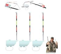 Galleggiante da pesca notturna ad alta sensibilità, allarme per canne, portatile, intelligente, elettronico, a LED, luminoso, con gancio di allarme, indicatore di morso per canna da pesca notturna