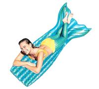 Galleggiante da piscina a forma di sirena, grande, gonfiabile, design