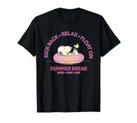 Galleggiante da Piscina retrò Snoopy Woodstock Beachy Summer Break Vibes Maglietta
