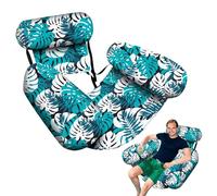 Galleggiante della piscina di amaca, galleggianti da viaggio per adulti - spiaggia gonfiabile galleggia ad acqua amaca,Sedia da salotto multiuso con schienale, zattera di sella per uomini donne che