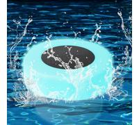 Galleggiante dosatore per piscina: galleggiante con luce a sfera solare colorata, distributore di cloro galleggiante, dosatore di cloro per piscina, stagni di pesce, piscine termali