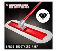 Galleggiante for cemento 1200x200mm / 1200x300mm Finitura Bull Float con 4 manici arrotondati Strumenti for la costruzione di muri a secco Spatola for cemento(Red 1200x300mm)