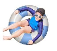 Galleggiante galleggiante - galleggiante galleggiante a righe | Forte anti tip piscina - Floatie con manici sicuri, per adulti Resort Relaxation Lounge, grande cerchio gonfiabile per oceanta