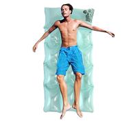 Galleggiante per adulti - Letto gonfiabile reclinabile galleggiante materassino portatile per prendere il sole in piscina, spiaggia, lago, viaggi e feste acquatiche