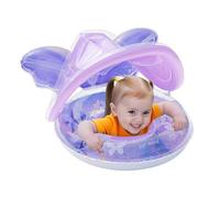 Galleggiante per bambini con baldacchino, protezione solare per piscina, a forma di farfalla, tappetino per salone, barca, per nuoto estivo all'aperto