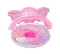 Galleggiante per bambini, galleggiante gonfiabile per bambini con baldacchino, a forma di farfalla, per lago, spiaggia, cortile, gioco, nuoto, 57 x 43 cm