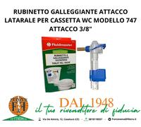 Galleggiante per cassetta WC 3/8 silenzioso Fluidmaster 747 Universale